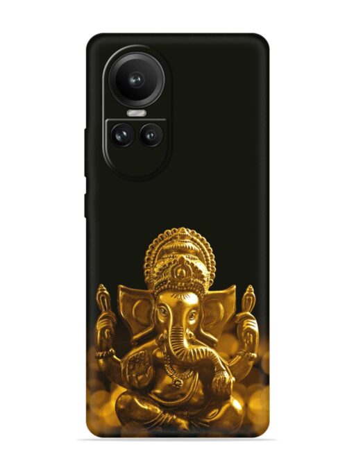 Lord Ganesha Indian Festival Embossed Soft Silicone Case for Oppo Reno 10 (5G) Zapvi