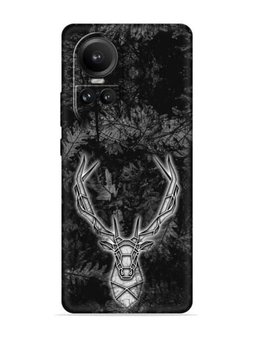 Ancient Deer Embossed Soft Silicone Case for Oppo Reno 10 (5G) Zapvi