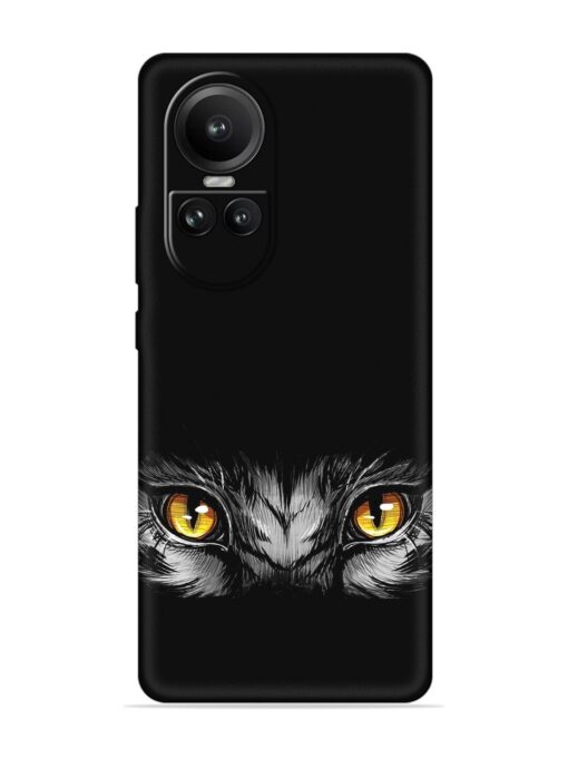 Scary Eye Embossed Soft Silicone Case for Oppo Reno 10 (5G) Zapvi