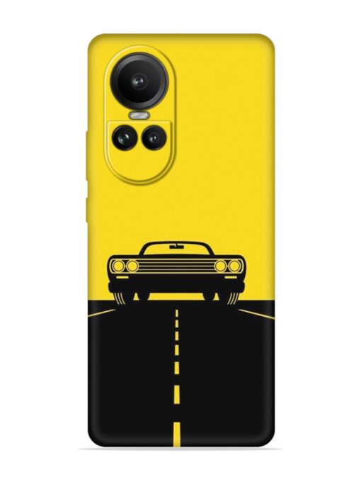 Classic Car Embossed Soft Silicone Case for Oppo Reno 10 Pro (5G) Zapvi