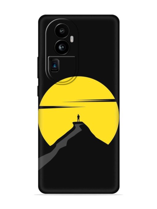 Black Ultra Vector Embossed Soft Silicone Case for Oppo Reno 10 Pro Plus (5G) Zapvi