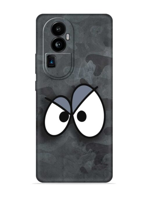 Big Eyes Night Mode Embossed Soft Silicone Case for Oppo Reno 10 Pro Plus (5G) Zapvi