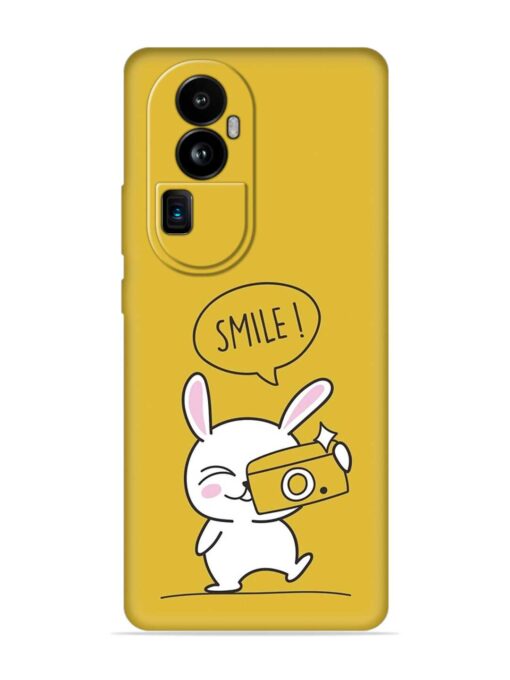 Hey Smile Please Embossed Soft Silicone Case for Oppo Reno 10 Pro Plus (5G) Zapvi