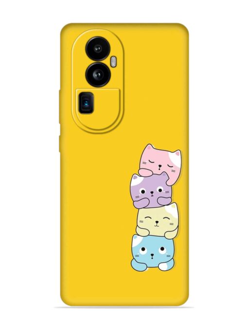 Cartoon Anime Embossed Soft Silicone Case for Oppo Reno 10 Pro Plus (5G) Zapvi