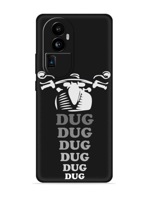 Dug Dug Dug Embossed Soft Silicone Case for Oppo Reno 10 Pro Plus (5G)