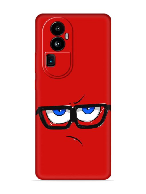 Rad Angry Face Embossed Soft Silicone Case for Oppo Reno 10 Pro Plus (5G) Zapvi