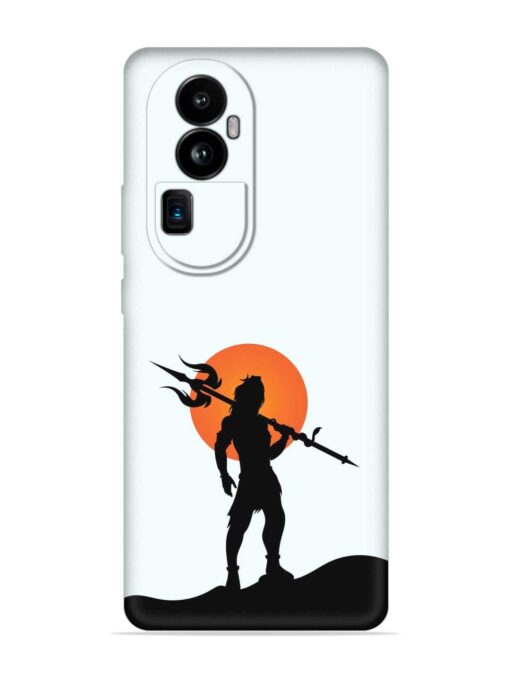 Lord Mahadev Trendy Embossed Soft Silicone Case for Oppo Reno 10 Pro Plus (5G) Zapvi