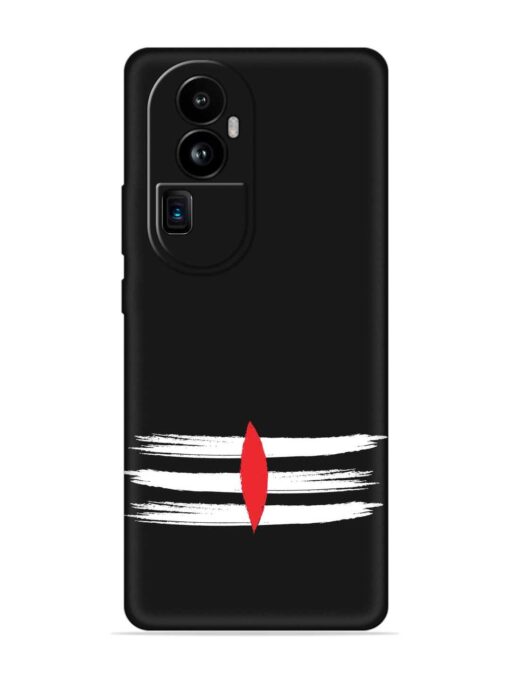 Mahadev Tilak Vector Embossed Soft Silicone Case for Oppo Reno 10 Pro Plus (5G) Zapvi