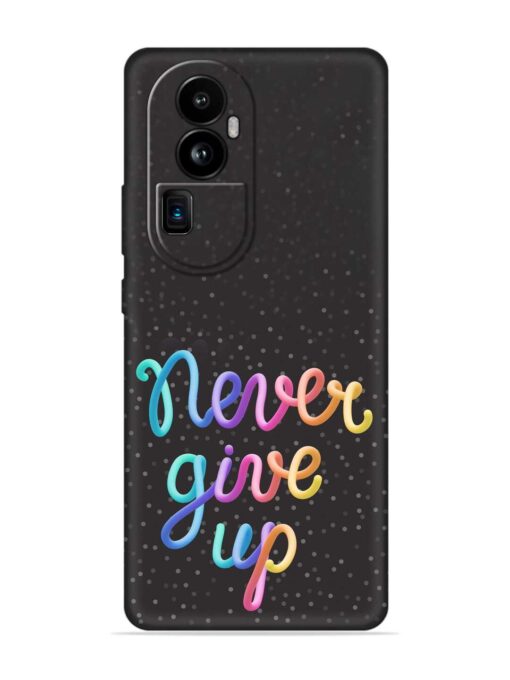 Colorful Stylized Rainbow Embossed Soft Silicone Case for Oppo Reno 10 Pro Plus (5G) Zapvi