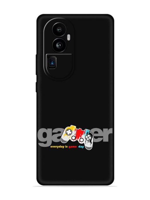 Gamer Everyday Game Embossed Soft Silicone Case for Oppo Reno 10 Pro Plus (5G) Zapvi