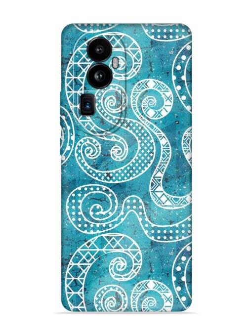 Vintage Curved Seamless Embossed Soft Silicone Case for Oppo Reno 10 Pro Plus (5G) Zapvi