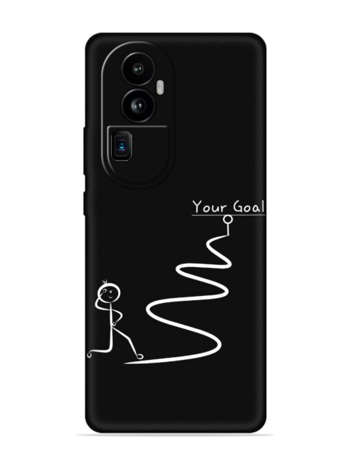 Your Goal Embossed Soft Silicone Case for Oppo Reno 10 Pro Plus (5G) Zapvi