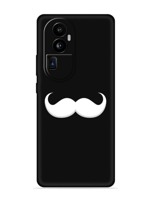 Mustache Vector Embossed Soft Silicone Case for Oppo Reno 10 Pro Plus (5G) Zapvi