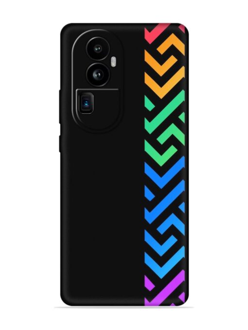 Colorshape Stripes Embossed Soft Silicone Case for Oppo Reno 10 Pro Plus (5G) Zapvi