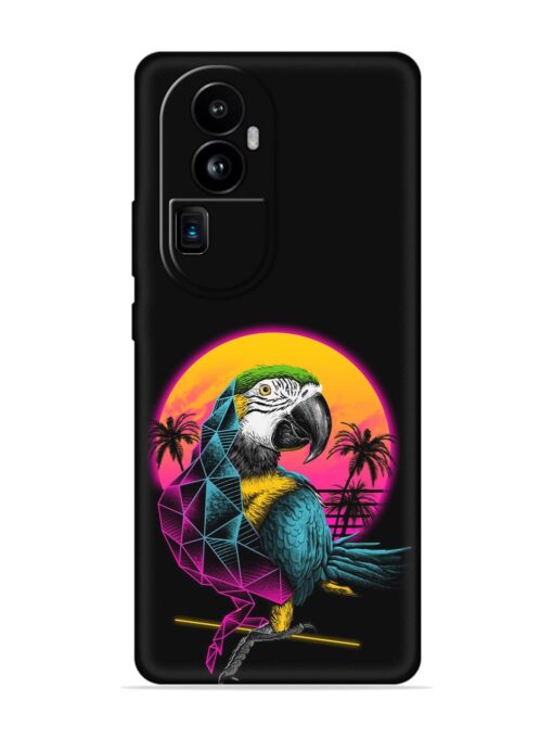 Rad Parrot Embossed Soft Silicone Case for Oppo Reno 10 Pro Plus (5G) Zapvi