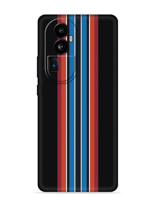 Vertical Strips Embossed Soft Silicone Case for Oppo Reno 10 Pro Plus (5G) Zapvi