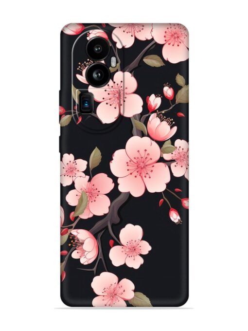 Cherry Blossom Embossed Soft Silicone Case for Oppo Reno 10 Pro Plus (5G) Zapvi