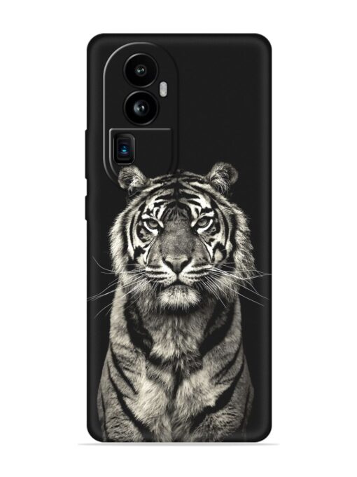 Tiger Art Embossed Soft Silicone Case for Oppo Reno 10 Pro Plus (5G) Zapvi