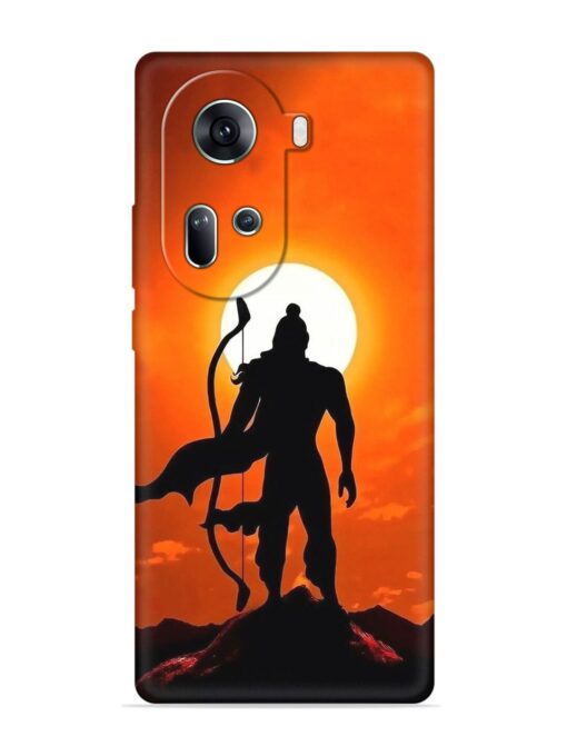 Shree Ram Embossed Soft Silicone Case for Oppo Reno 11 (5G)