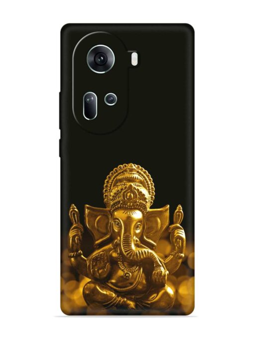 Lord Ganesha Indian Festival Embossed Soft Silicone Case for Oppo Reno 11 (5G) Zapvi