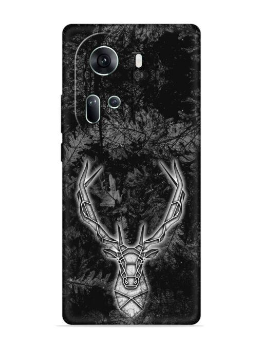 Ancient Deer Embossed Soft Silicone Case for Oppo Reno 11 (5G) Zapvi