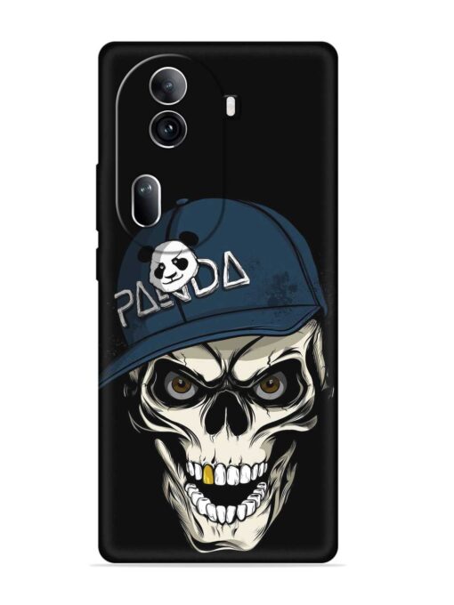 Panda Skull Embossed Soft Silicone Case for Oppo Reno 11 Pro (5G) Zapvi