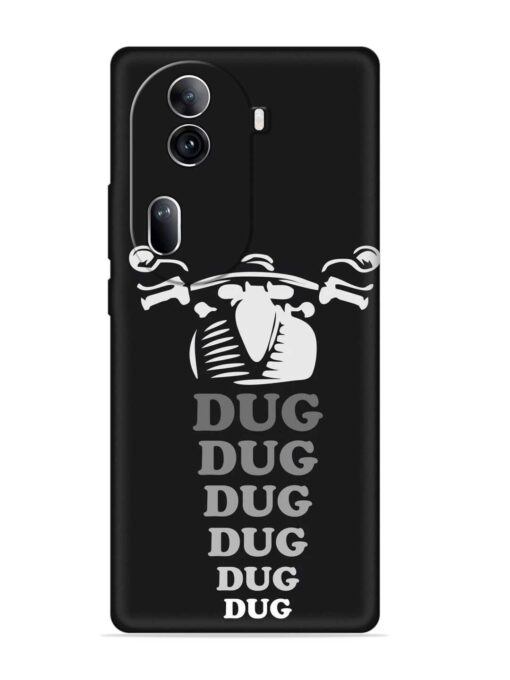 Dug Dug Dug Embossed Soft Silicone Case for Oppo Reno 11 Pro (5G) Zapvi