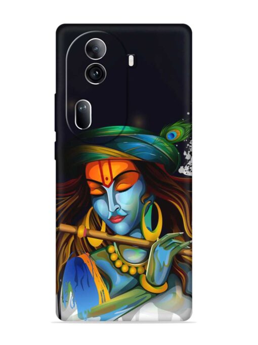 Krishna Art Embossed Soft Silicone Case for Oppo Reno 11 Pro (5G)