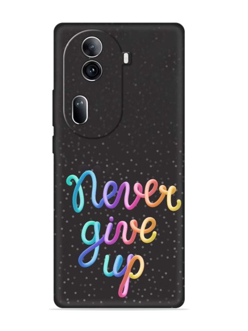 Colorful Stylized Rainbow Embossed Soft Silicone Case for Oppo Reno 11 Pro (5G)