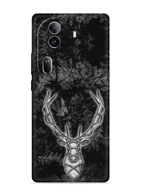 Ancient Deer Embossed Soft Silicone Case for Oppo Reno 11 Pro (5G) Zapvi