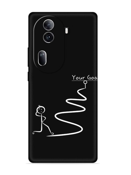 Your Goal Embossed Soft Silicone Case for Oppo Reno 11 Pro (5G) Zapvi