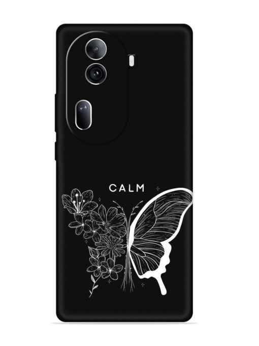 Calm Embossed Soft Silicone Case for Oppo Reno 11 Pro (5G)