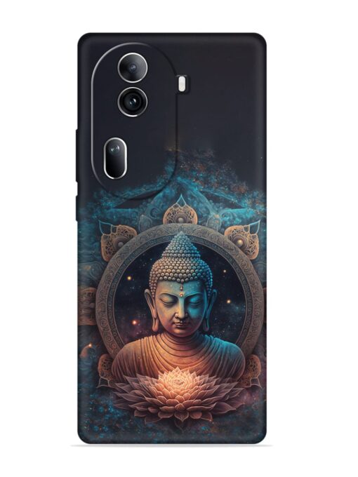 Gautam Buddha Embossed Soft Silicone Case for Oppo Reno 11 Pro (5G)