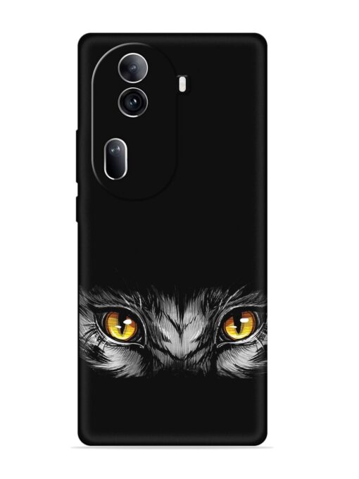 Scary Eye Embossed Soft Silicone Case for Oppo Reno 11 Pro (5G)