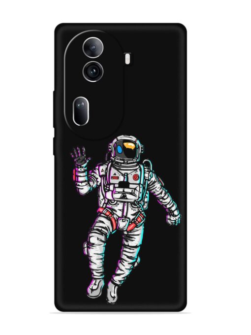 Spaceman Embossed Soft Silicone Case for Oppo Reno 11 Pro (5G)