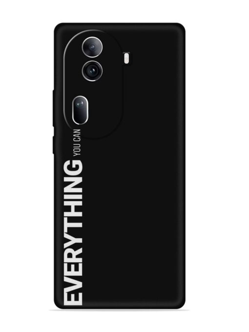 Everything You Can Embossed Soft Silicone Case for Oppo Reno 11 Pro (5G)