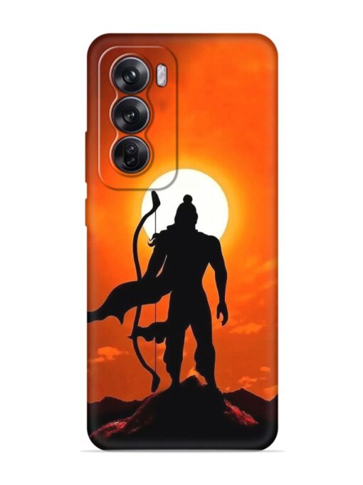 Shree Ram Embossed Soft Silicone Case for Oppo Reno 12 Pro (5G) Zapvi