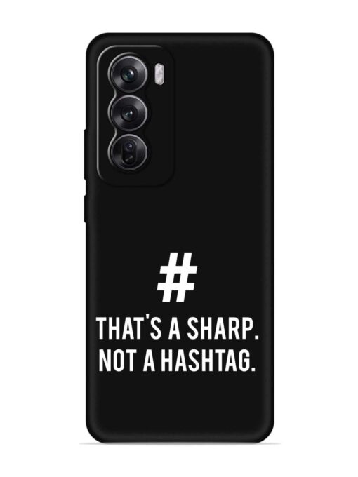 Thats Sharp Not Embossed Soft Silicone Case for Oppo Reno 12 Pro (5G)