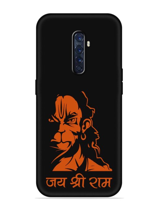 Angry Hanuman Embossed Soft Silicone Case for Oppo Reno 2 Zapvi