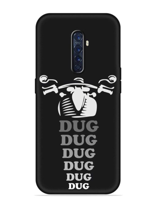 Dug Dug Dug Embossed Soft Silicone Case for Oppo Reno 2