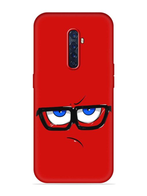 Rad Angry Face Embossed Soft Silicone Case for Oppo Reno 2 Zapvi