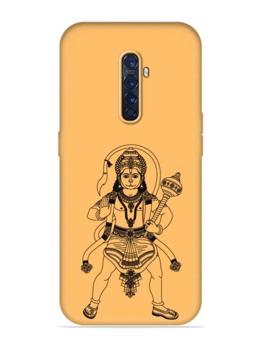 Indian God Hanuman Embossed Soft Silicone Case for Oppo Reno 2