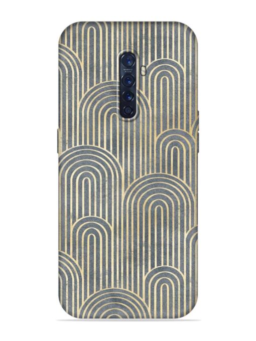 Art Deco Style Embossed Soft Silicone Case for Oppo Reno 2 Zapvi