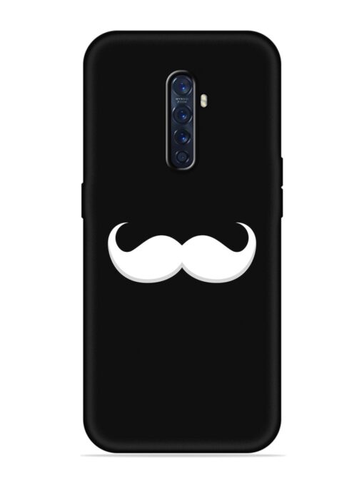 Mustache Vector Embossed Soft Silicone Case for Oppo Reno 2