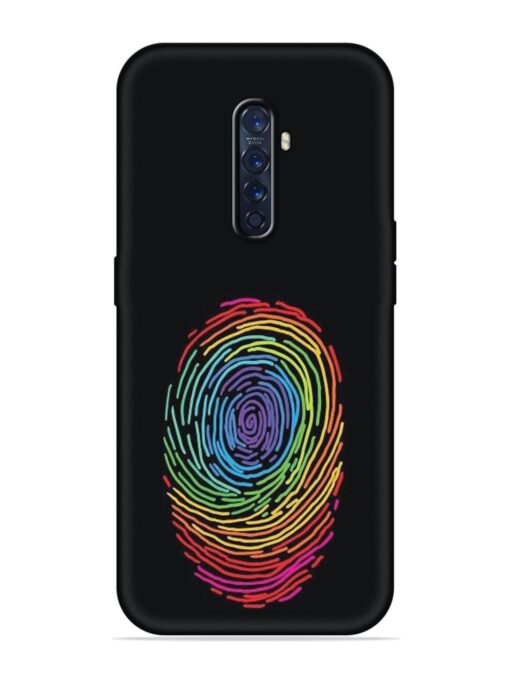 Fingerprint Of Thumb Art Embossed Soft Silicone Case for Oppo Reno 2