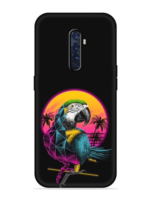 Rad Parrot Embossed Soft Silicone Case for Oppo Reno 2