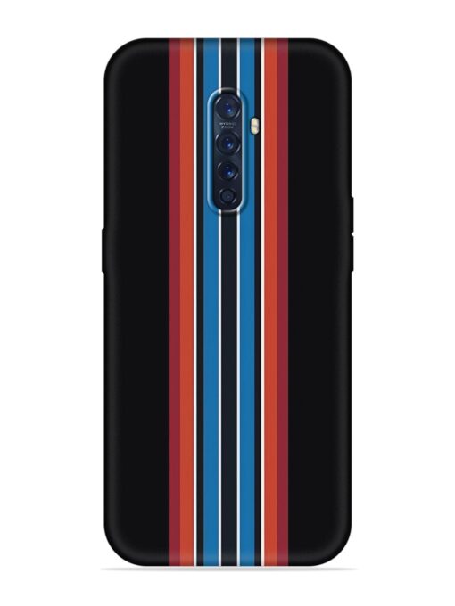 Vertical Strips Embossed Soft Silicone Case for Oppo Reno 2