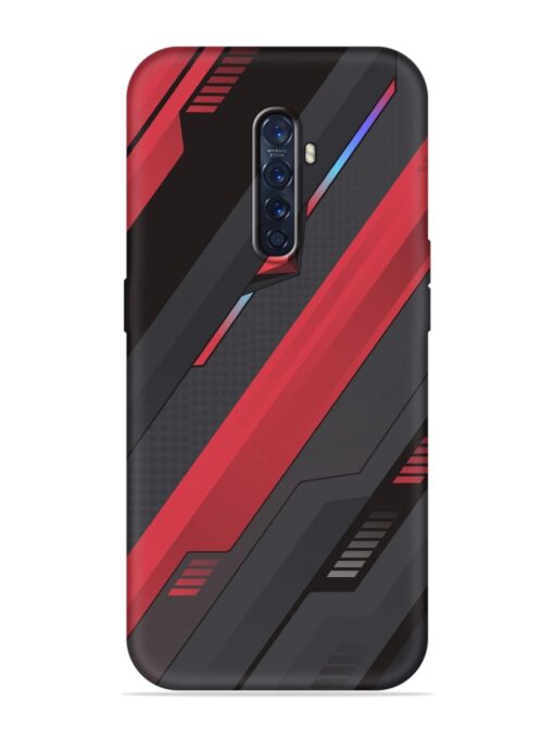 Material Desk Art Embossed Soft Silicone Case for Oppo Reno 2