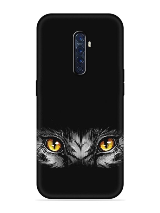 Scary Eye Embossed Soft Silicone Case for Oppo Reno 2