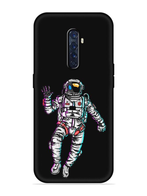 Spaceman Embossed Soft Silicone Case for Oppo Reno 2